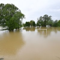 Poplavljeno područje u naselju Krkanec u Varaždinskoj županiji