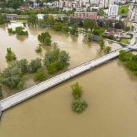 Korana se izlila iz korita kod Karlovca