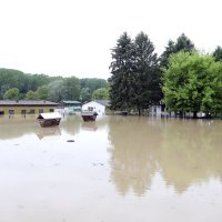 Kod Siska poplavljen kompleks za terapijsko jahanje nakon popuštanja nasipa
