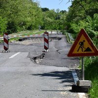 Klizište na dionici ceste koja povezuje Požešku kotlinu s autocestom