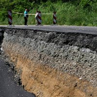Klizište na dionici ceste koja povezuje Požešku kotlinu s autocestom