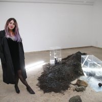 Martina Miholić u Galeriji Matice Hrvatske