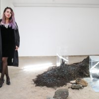 Martina Miholić u Galeriji Matice Hrvatske