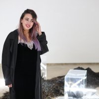 Martina Miholić u Galeriji Matice Hrvatske