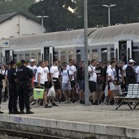 Hajdukovi navijači vlakom su krenuli na utakmicu finala kupa u Rijeku