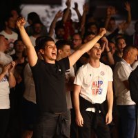 Doček igrača Hajduka na Poljudu nakon osvojenog SuperSport Hrvatskog nogometnog kupa, 25.5.2023.