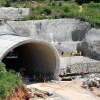 Gradilište ceste DC 403 u Rijeci