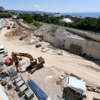 Gradilište ceste DC 403 u Rijeci