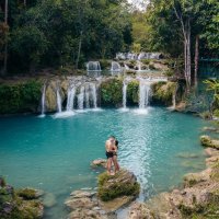 Cambugahay Falls na otoku Siquijor