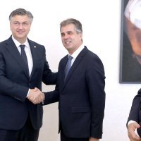 Plenković primio izraelskog ministra vanjskih poslova Elija Cohena
