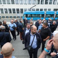 Prosvjed radnika ZET-a