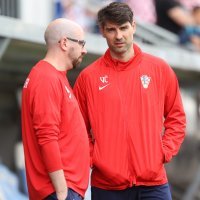 Trening hrvatske nogometne reprezentacije na Rujevici