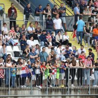 Trening hrvatske nogometne reprezentacije na Rujevici