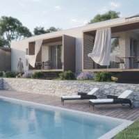 Renderi budućih apartmana na Obonjanu