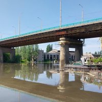Poplavljeno područje Hersona nakon pucanja brane Kahovka