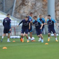 Hrvatska nogometna reprezentacija, trening, Rijeka, Rujevica, 7.6.2023.