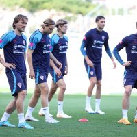 Hrvatska nogometna reprezentacija, trening, Rijeka, Rujevica, 7.6.2023.