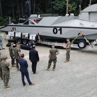 Promociji plovećeg drona nazočio je zapovjedni vrh marinaca