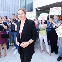 Četvrti dan štrajka članova Sindikata državnih i lokalnih službenika i namještenika