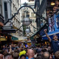 Navijači Intera i Manchester Cityja na ulicama Istanbula