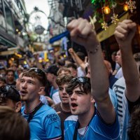 Navijači Intera i Manchester Cityja na ulicama Istanbula