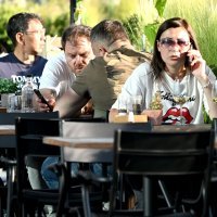 Rotterdam: Mario Mamić na terasi hotela u kojemu su smješteni hrvatski nogometni reprezentativci