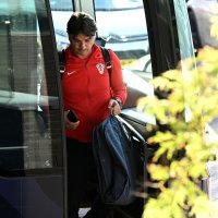 Dolazak hrvatske nogometne reprezentacije u hotel u Rotterdamu