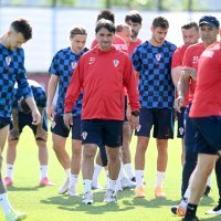 Trening hrvatske nogometne reprezentacije uoči utakmice protiv Nizozemske 13.6.2023.
