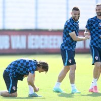 Trening hrvatske nogometne reprezentacije uoči utakmice protiv Nizozemske 13.6.2023.