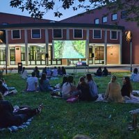 Kino na otvorenome u Gimanziji Sesvete