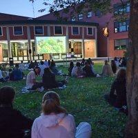 Kino na otvorenome u Gimanziji Sesvete