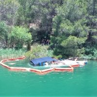 Nasukavanje brodice u NP Krka