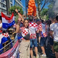 Hrvatska navijačice u Rotterdamu