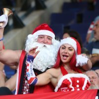 Hrvatski navijači na stadionu
