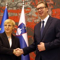 Aleksandar Vučić i Nataša Pirc Musar