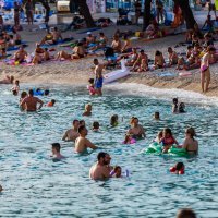 Gužva na hrvatskim plažama