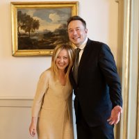 Giorgia Meloni i Elon Musk