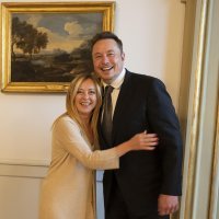 Giorgia Meloni i Elon Musk