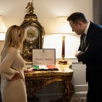 Giorgia Meloni i Elon Musk