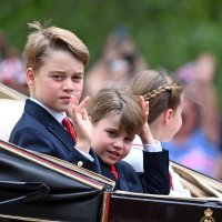 Prinčevi George i Louis, princeza Charlotte