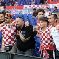 Hrvatski navijači na stadionu
