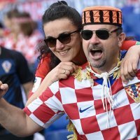 Hrvatski navijači na stadionu