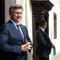 Andrej Plenković primio je u Banskim dvorima Borjanu Krišto, predsjedateljicu Vijeća ministara