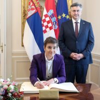 Ana Brnabić i Andrej Plenković