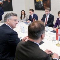 Ana Brnabić i Andrej Plenković