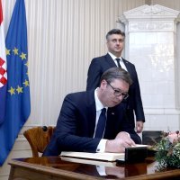 Aleksandar Vučić i Andrej Plenković
