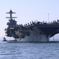 Američki nosač aviona USS Gerald R. Ford stigao u Split