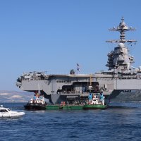Američki nosač aviona USS Gerald R. Ford stigao u Split