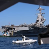 Američki nosač aviona USS Gerald R. Ford stigao u Split