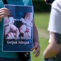 Prosvjed radnika hitne pomoći u Remetincu